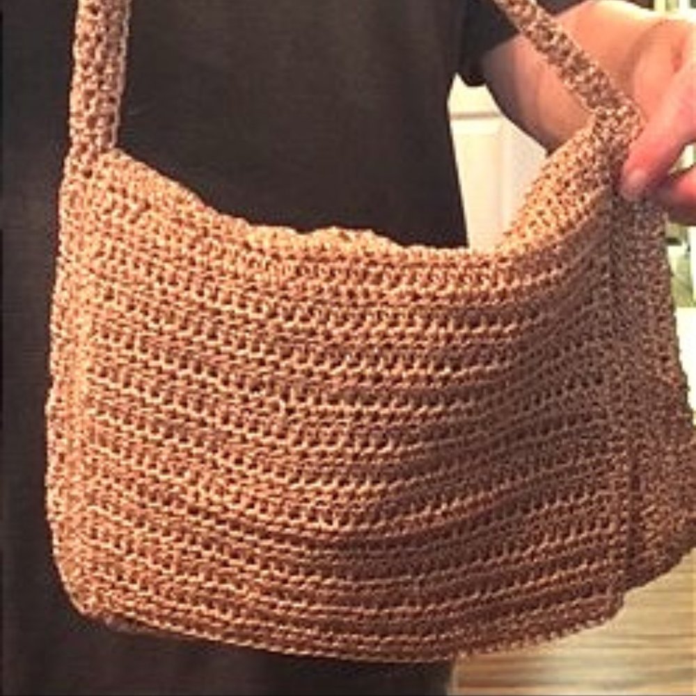 Crochet satchel
